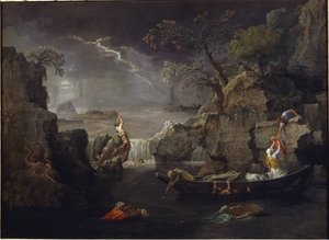 Vinter eller syndaflod av Nicolas Poussin