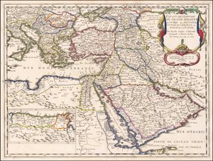 1654 års karta - Turkarnas storherres eller ottomanernas sultans riksområden i Asien, Afrika och Europa