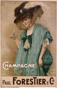 Champagne, 1800-talet. av Nicolas Toussaint Charlet
