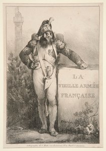 Frontispice för serien La Vieille Armee Francaise av Nicolas Toussaint Charlet