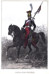 Polsk Lancer från det kejserliga gardet av Nicolas Toussaint Charlet