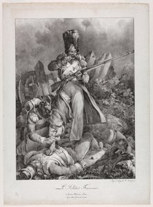 Den franska soldaten av Nicolas Toussaint Charlet