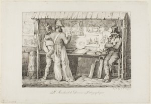 Litografiförsäljaren av Nicolas Toussaint Charlet