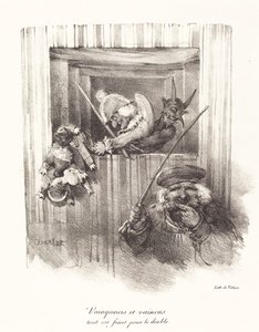 Vinnare och besegrade, all mat åt djävulen (The Vanquishers and the Vanquished, All Food for the Devil) av Nicolas Toussaint Charlet