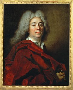 Självporträtt (målning på duk) av Nicolas de Largilliere