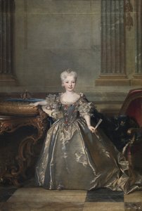 Infanta Mariana Victoria av Spanien, 1724 av Nicolas de Largillière