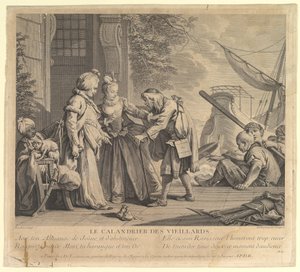 The Calendar of Old Men, från Suite dEstampes Nouve..., 1700-talet.