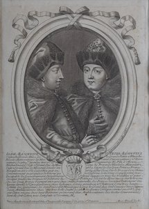 Tsarerna Ivan Aleksijevitj och Peter Aleksijevitj av Ryssland
