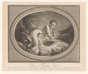 Leda och svanen Leda (titel på objekt) av Nicolas de Launay (goudsmid)
