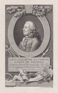 Porträtt av Louis Elisabeth de La Vergne, Comte de Tressan, 1783-92., 1783-92.