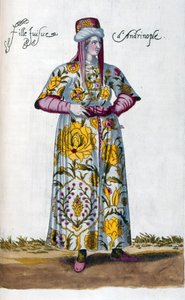 Turkisk judisk kvinna (illustration)
