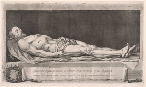 Den döde Kristus som ligger i graven av Nicolas de Plattemontagne