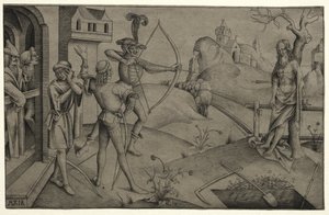 Kings Sons Shooting at their Dead Fathers Body, 1495-1504.
