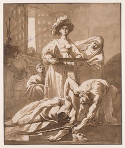 Salome med Johannes Döparens huvud av Nicolaus Knüpfer