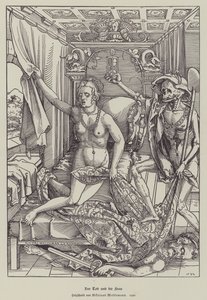 Döden och kvinnan av Nicolaus Meldemann