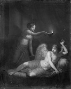 Amor väckt av Psyche av Nicolaus Wolff