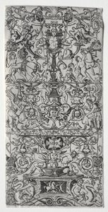 Ornamentpanel: Mars, stridernas gud av Nicoletto da Modena