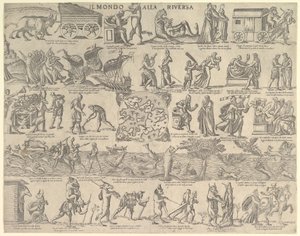 Världen vände upp och ner Världen vände upp och ner, 1552-79. av Nicolo Nelli