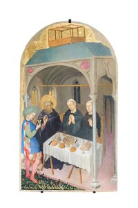 St Benedict dricker förgiftat vin