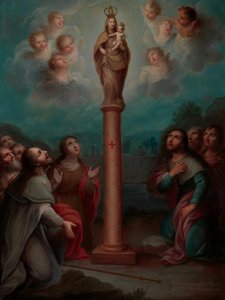 Jungfrun av El Pilars uppenbarelse till St. James, 1773.