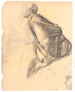 Figurstudie till målningen "Maria smörjer Kristi fötter", 1907. Apostel nr 3 t.h. i bilden