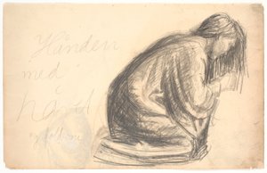 Knästående Mary av Niels Larsen Stevns