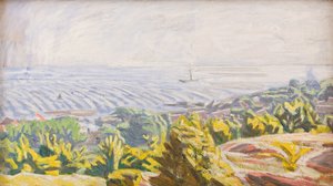 Utsikt från Bokul, Gudhjem av Niels Larsen Stevns