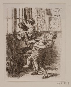 Flaggan hissas av Niels Skovgaard