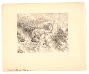 Illustration för "Sandruset vid Tisvilde" av Niels Skovgaard