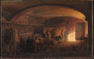 Italiensk ladugård av Niels Skovgaard