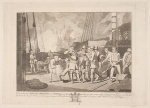 Christian IV i sjöslaget vid Fehmarn, 1644 av Niels Truslew