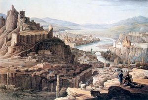 "Utsikt över Tiflis", 1830 av Nikandor Grigorievich Chernetsov