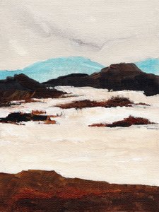 Abstrakt snölandskap av Nikita Jariwala