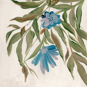 Blå botanisk flöde av Nikita Jariwala