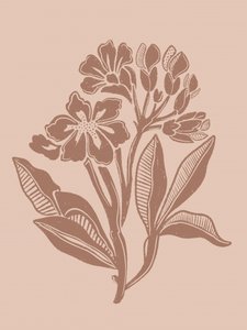 Jordnära botaniska blommor av Nikita Jariwala