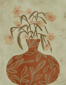 Terrakottavasen Blossoms av Nikita Jariwala