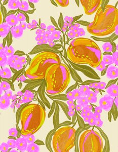 Färgsprakande mangoblommor av Nikita Jariwala