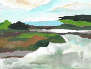 Ett livfullt flodlandskap av Nikita Jariwala