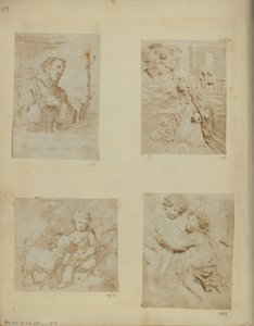 St Francis. Från en förment unik etsning av Murillo av Nikolaas Henneman