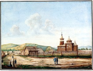 Kyrkan i Chita, 1829-1839 av Nikolai Alexandrovich Bestuzhev
