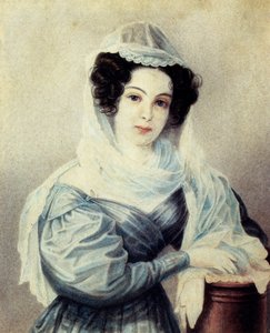 Porträtt av Camilla Ivseva Le Danti: 1908-19, fru till December Vasily Ivsev, 18