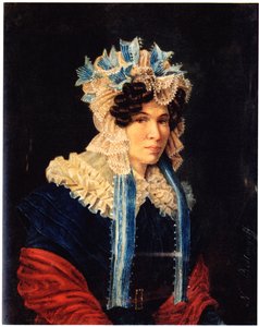 Porträtt av Lyubov Ivanovna Stepovaya 1783-1858, 1927 av Nikolai Alexandrovich Bestuzhev