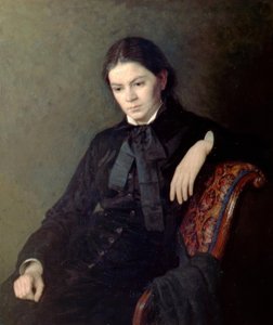 Porträtt av en okänd dam av Nikolai Alexandrovich Yaroshenko