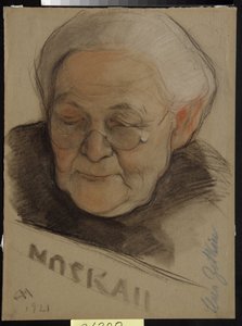 Porträtt av Clara Zetkin (född Eisneer av Nikolai Andreevich Andreev