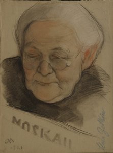 Porträtt av Clara Zetkin 1857-1933, 1921