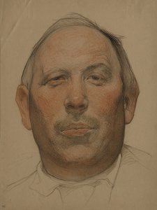 Porträtt av Demyan Bedny 1883-1945, 1920-talet