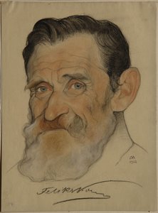 Porträtt av Felix Yakovlevich Cohn 1864-1941, 1922