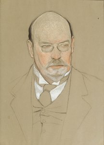 Porträtt av målaren Ilya Ostroukhov 1858-1929, 1923
