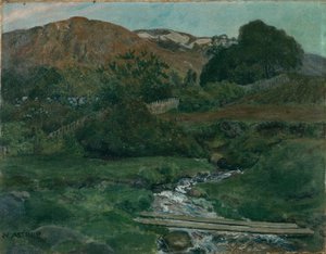 Ljus natt i Jolster, c.1907 av Nikolai Astrup