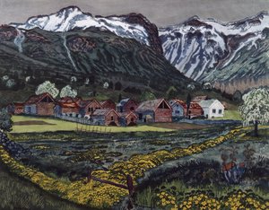 Smörblommakväll av Nikolai Astrup